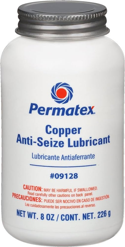 PERMATEX COPPER ANTI-SEIZE LUBRICANT, 8 OZ 09128